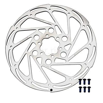 TRP R2 Disc Brake Bike Rotor, 180mm, 6-Bolt, 1.8mm Thick, Silver, R180S02M - Image 1 of 4