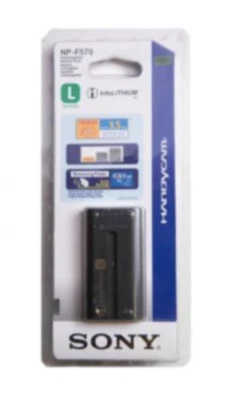 Bateria Info-Lítio Genuína Sony L-Series - 7.2v 2200mA (NP-F570) - Imagem 1 de 2