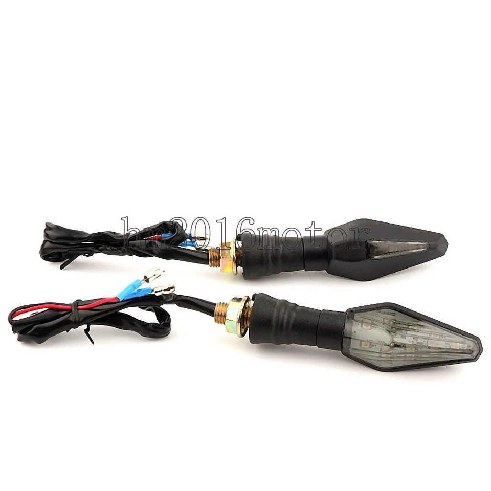 2x Mini señal de giro de plástico de 4,5" para Honda CBR 250R 300R 600RR 900RR 1000RR VFR Foto 1 de 4