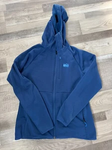 REI CO-OP Fleece Jacket Kids Sz L  Full Zip Hoodie - Picture 1 of 3