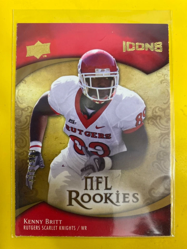 D48490  2009 Upper Deck Icons #117 Kenny Britt ROOKIE 416/599 - Image 1 of 1