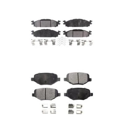 Kit de pastilhas de freio dianteiras traseiras de cerâmica para Ford Explorer Taurus Flex Lincoln MKT MKS  - Imagem 1 de 4