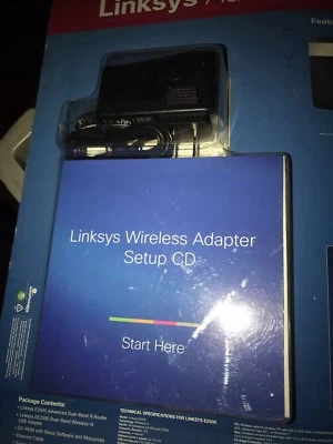 Cisco Linksys E2500 (N600) Dual Band Wi-Fi Router (New) - Image 1 of 4
