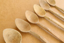 Vintage Kitchen Appliances Antique Carved Wooden Spoons Farmhouse Early 20th.