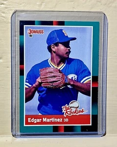 Tarjeta de béisbol Edgar Martínez 1988 Donruss MLB #36 The Rookies Mariners de Seattle - Imagen 1 de 2