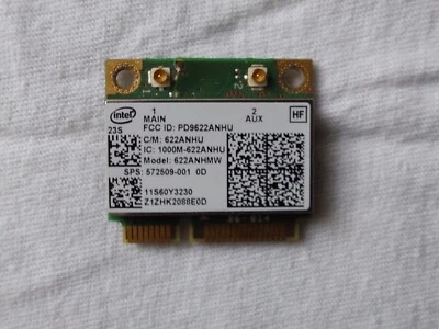 572509-001 60Y3231 WIFI Intel Centrino Advanced-N 6200 x Notebook HP - Lenovo - Immagine 1 di 2