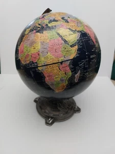 Vintage Desktop Globemaster 12" Rotating Replogle Starlight Blue Seas Made In... - Picture 1 of 13