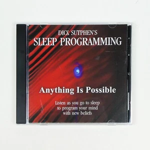 ANYTHING IS POSSIBLE Sleep Programming Self Hypnosis CD Dick Sutphen Motivation - Picture 1 of 3
