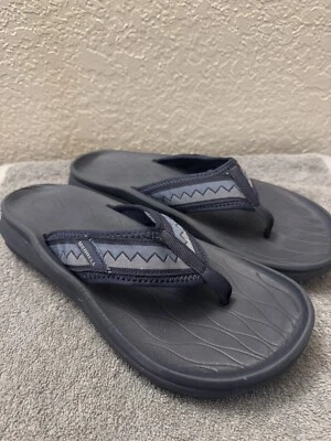 Merrell Men's Hut Ultra Flip Black Sandals J005327 Navy (Used) Size 12 - Image 1 of 4