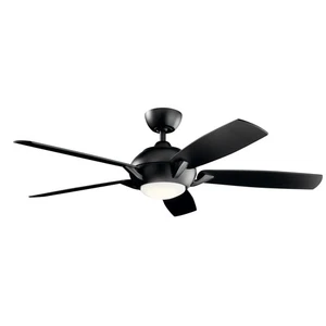 Geno 54" Indoor Ceiling Fan in Satin Black - Picture 1 of 2
