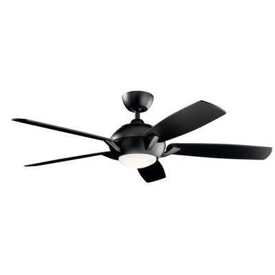 Geno 54" Indoor Ceiling Fan in Satin Black - Image 1 of 2