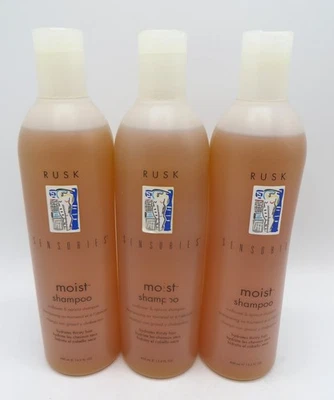 SHAMPOO ÚMIDO RUSK GIRASSOL E DAMASCO 13,5 oz X 3 - Imagem 1 de 2