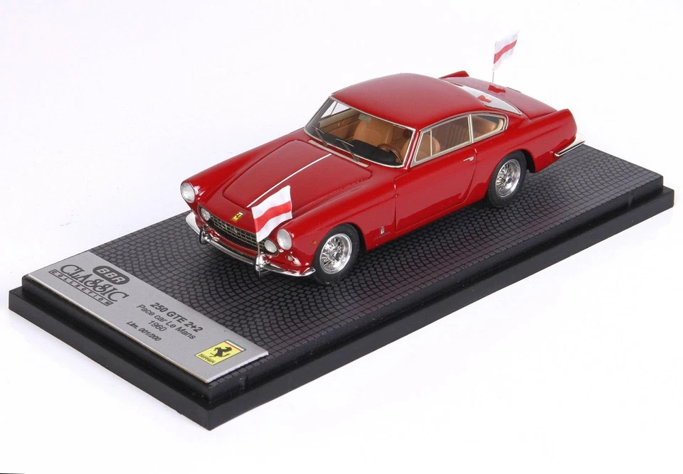 1:43 Bbr Ferrari 250 Gte 2+2 Official Pace Car 24H Le Mans 1960 Red BC59 Modelli - Immagine 1 di 2