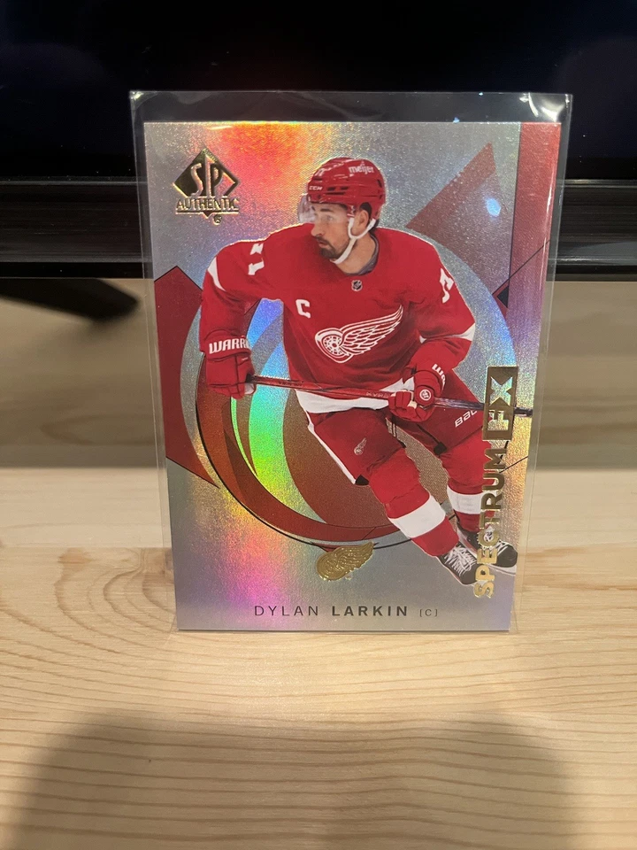 2024-25 SP Authentic Dylan Larkin Spectrum FX Unscratched  - Image 1 of 2