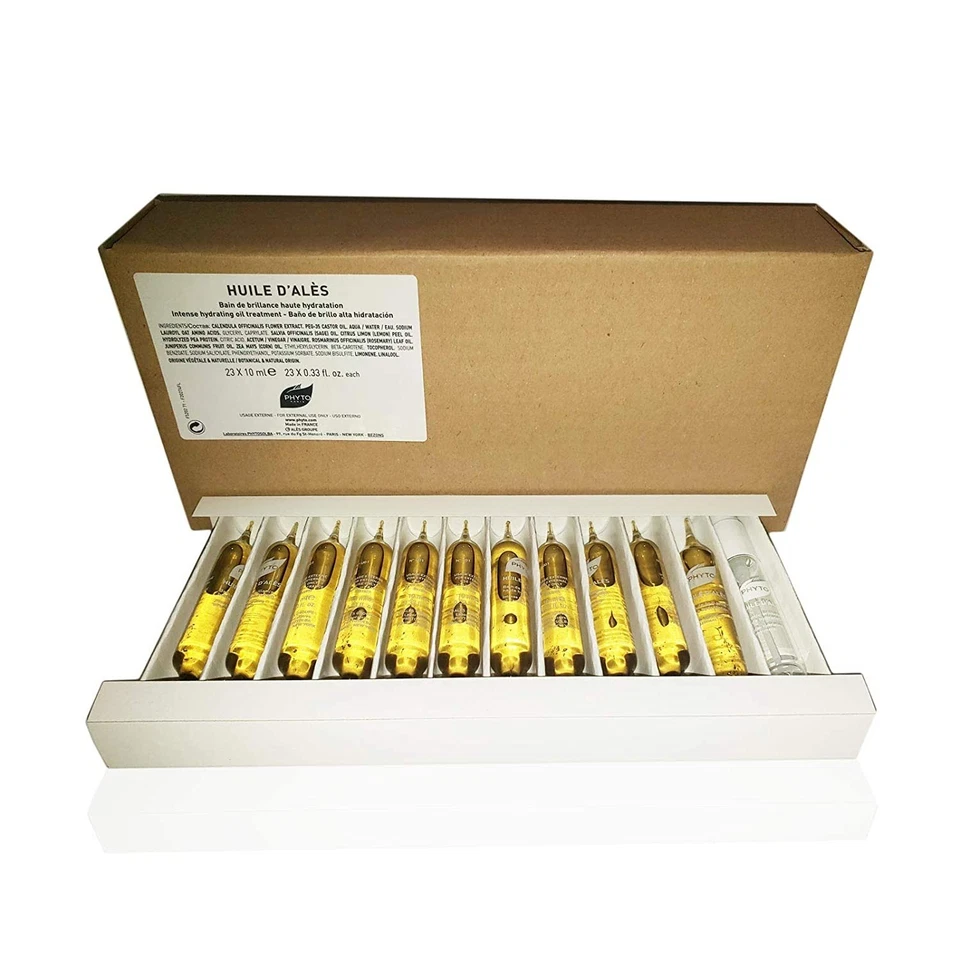 PHYTO Tratamiento Aceite Hidratante Intenso Huile D'Ales Pre-Champú - 23x10 ml Foto 1 de 1