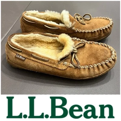 L.L. Zapatillas Bean Wicked Good marrón castaño gamuza piel de oveja salón para hombre 9 Foto 1 de 4