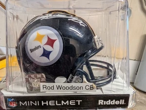 Pittsburgh Steelers handsigniert signed Mini Helm Coa BAS Rod Woodson - Bild 1 von 3