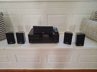 Yamaha RX-V385 5.1 Channel 4K Ultra HD AV Bluetooth Home Theater Stereo Set - Image 1 of 4