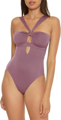 Traje de baño Becca by Rebecca Virtue Color Code Rylie convertible bandeau S $138 nuevo con etiquetas Foto 1 de 4