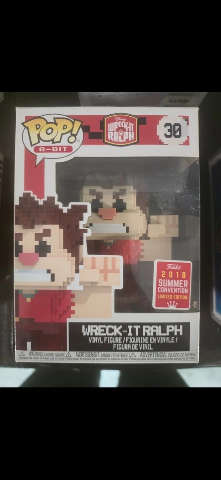 Pop ! 8 位 #30 - Wreck It Ralph - 迪士尼 - 2018 Summer Con Excl LTD — 第 1/1 张图片