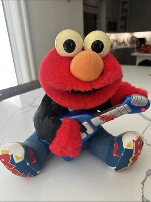 De colección 1998 Elmo Rock N Roll con guitarra toca música canta y agita VER VIDEO Foto 1 de 4