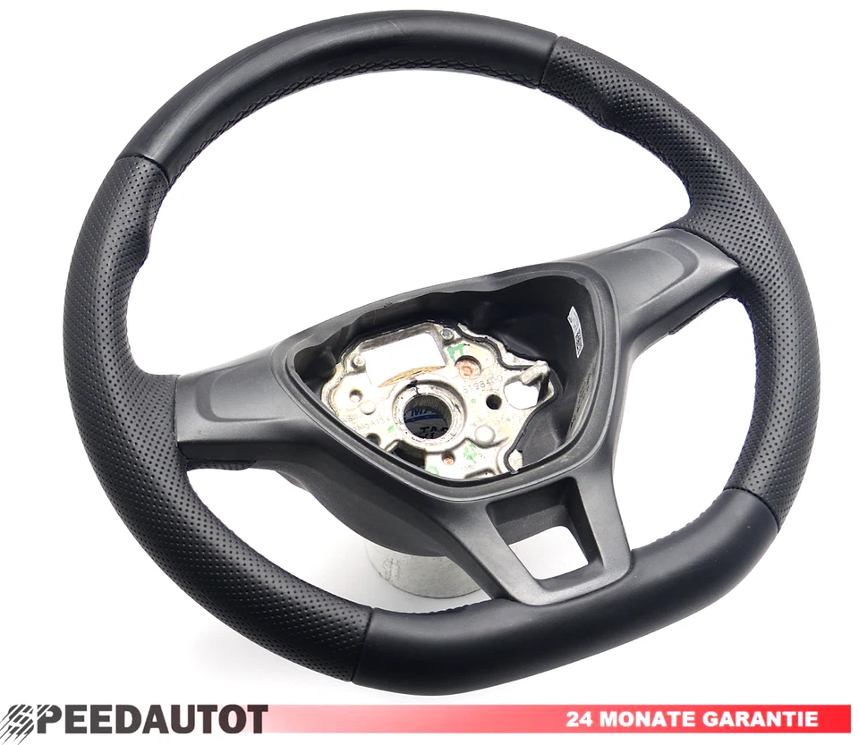 TAUSCH Abgeflacht Leder Lenkrad VW Golf 7 VII Passat B8 Caddy4 IV 2n - Bild 1 von 4