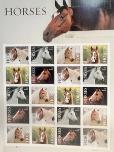 2024 Horse US Forever Postage Stamps 20 Per Sheet - Picture 1 of 4