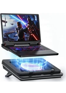 IETS GT600 Laptop Cooling Pad Equipped with Gigantic Turbo-Fan(5.5inch Diameter) - Picture 1 of 6