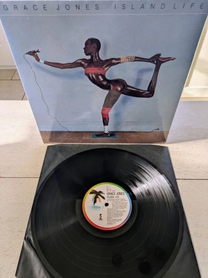 Grace Jones Island Life 1985 Vinyl LP Island GJ 1 GFold PROCLEANED TESTED EX/EX Foto 1 de 4