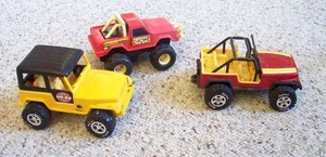 LOT  Nylint Jeep Roll Cage &  Nylint Sand/Gravel Jeep & Buddy L Monster Truck - Picture 1 of 3