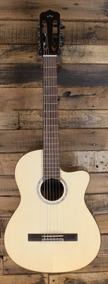 Damaged - Cordoba Fusion 5 Acoustic-Electric Classical Guitar   #RE4334 - Image 1 of 4
