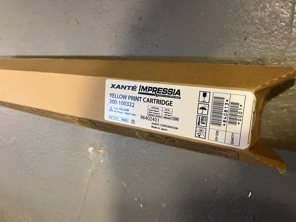 Pitney Bowes 43E-2 Black / Xante Impressia Black Toner (200-100323) New! - Image 1 of 1