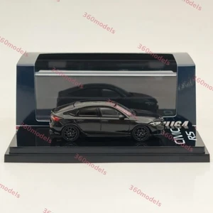Hobby Japan 1/64 CIVIC RS Crystal Black Pearl HJ642046ABK Diecast Model Car - Imagen 1 de 7