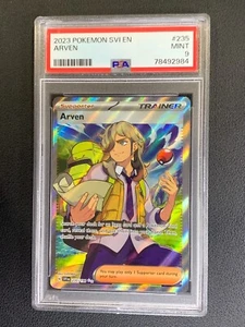 PSA 9 MINT Arven Scarlet Violet Full Art 235/198 - Foto 1 di 2