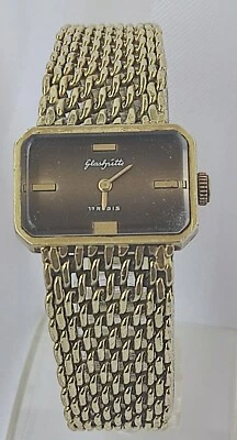 Reloj Alemán Mujer GLASHUTTE 17Jewels Vintage Funciona RARO Coleccionable Foto 1 de 4