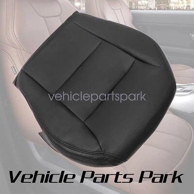 Cubierta de asiento de cuero inferior del conductor delantero negra para Mercedes Benz GLA 250 2014 2015 Foto 1 de 4