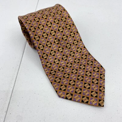 Stefano Ricci Men 100% Silk Necktie Italy Luxury Designer Geometric premium — 第 1/4 张图片