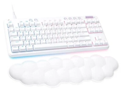 LOGITECH G713 TKL RGB MECHANICAL GAMING KEYBOARD, TACTILE, WHITE, WIRED - image 1 of 2