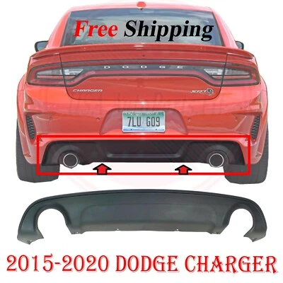 For 2015-20 Dodge Charger New Front Rear Bumper Valance Textured Black CH1195115 Foto 1 de 4