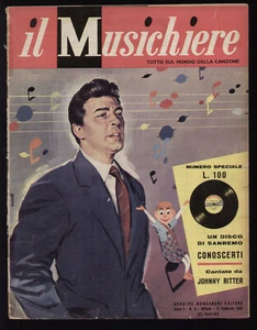 IL MUSICHIERE 6/1959 JOHNNY RITTER SCARAMACAI PINUCCIA NAVA PAUL ANKA SANREMO - Picture 1 of 1