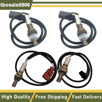 4PCS Oxygen Sensor Upstream+Downstream O2 Sensor for 2006-2008 Audi A4 3.2L V6 - Image 1 of 4