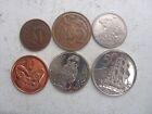 LOT OF  AUSTRALIA AND NEW ZEALAND COINS DIFFERENT COINS  INTERESTING !!!!!