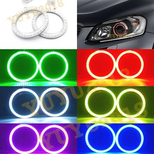 RGB halo ring for Volvo S60 V60 XC60 14-17 LCI Xenon headlight DRL bluetooth LED - Picture 1 of 16