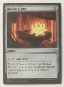 RAKDOS SIGNET Streets of New Capenna Commander MTG Magic - Picture 1 of 1