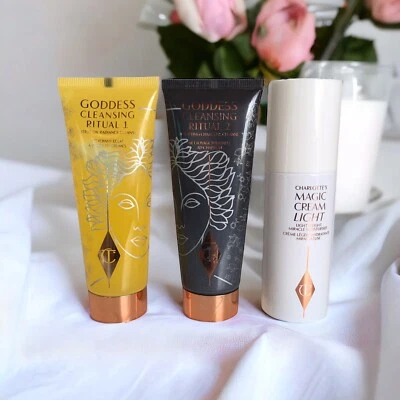 3 PIEZAS) RITUAL DE LIMPIEZA DE LA DIOSA CHARLOTTE TILBURY Spa en tarro dúo + crema mágica Foto 1 de 4