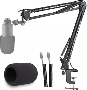 AT2020 Microphone Stand with Pop Filter Compatible with Audio-Technica AT2020 AT - Picture 1 of 12