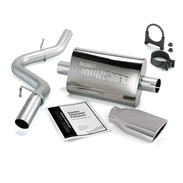 Banks Power Monster Exhaust System Fits 1997-1999 Jeep 2.5  4.0L Wrangler TJ - Image 1 of 4