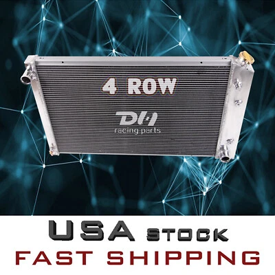 4 Row Radiator For 1973-91 Chevy GMC C10 C20 C30 K10/20 Blazer Suburban 4.1-7.4L - Image 1 of 4