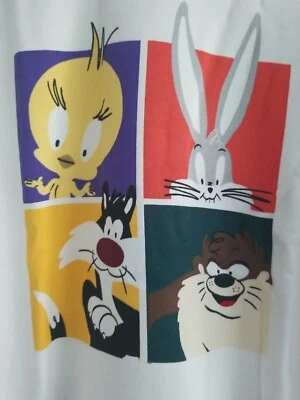 NUEVO CON ETIQUETAS SUDADERA HANNA DIFFERENTSON LOONEY TUNES FELPA FRANCESA UNISEX ADULTO XL $78 Foto 1 de 4