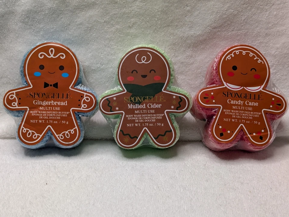 Spongelle Infused Body Wash Buffer Freesia PEAR Flower on a String